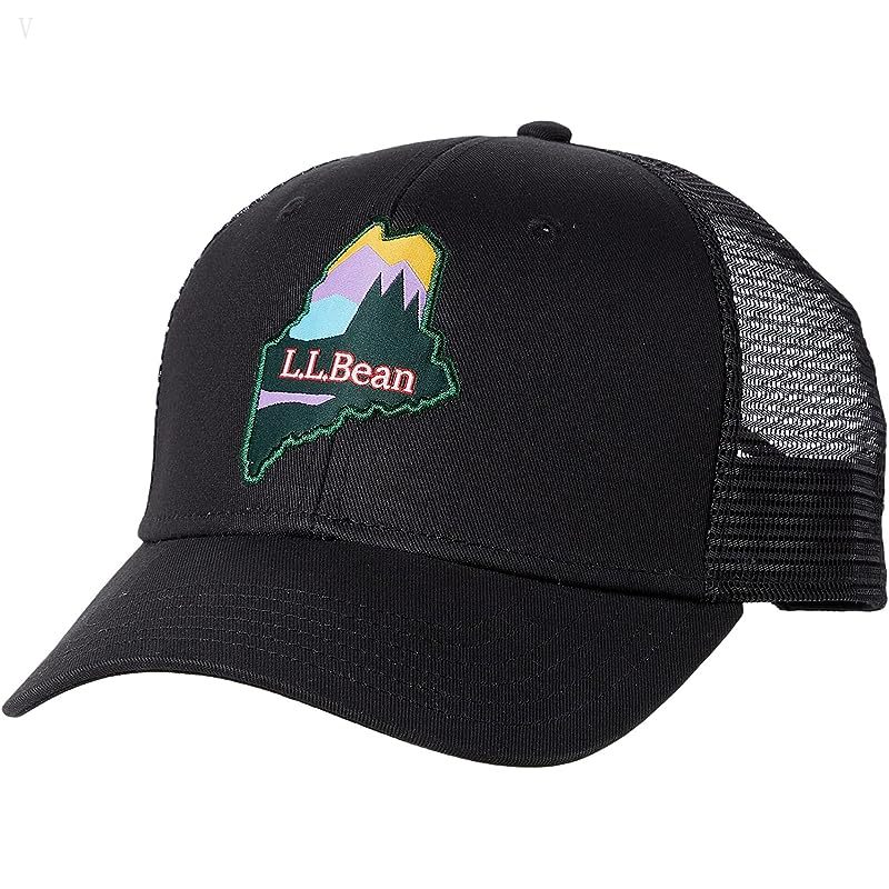 L.L.Bean Trucker Hat Katahdin Black ID-8fnr9EHP