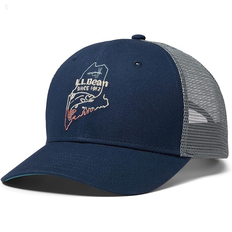 L.L.Bean Trucker Hat Motif Navy/Graphite ID-AFXIqpx8