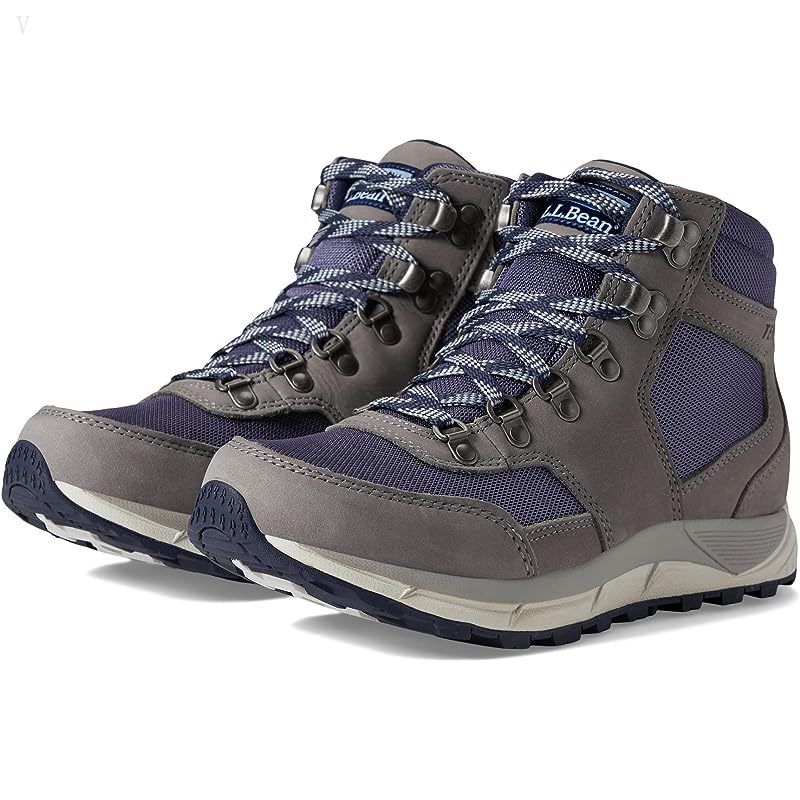 L.L.Bean Mountain Classic Water Resistant Hiker Frost Gray/Raw Indigo ID-DmthIQDN