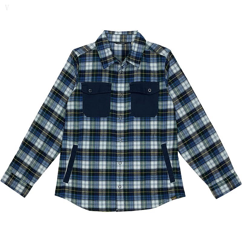 L.L.Bean Beanflex All-Season Flannel Shirt (Big Kids) Vintage Tartan ID-RlOdFs8l