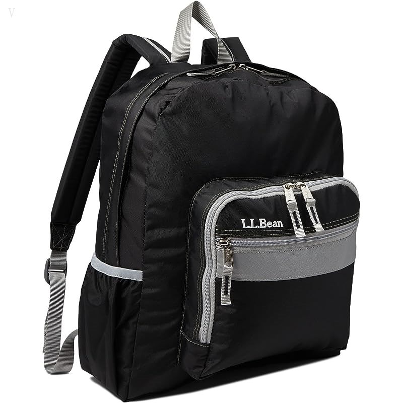 L.L.Bean Kids Original Backpack Black/Lilac ID-cbCaZI6u
