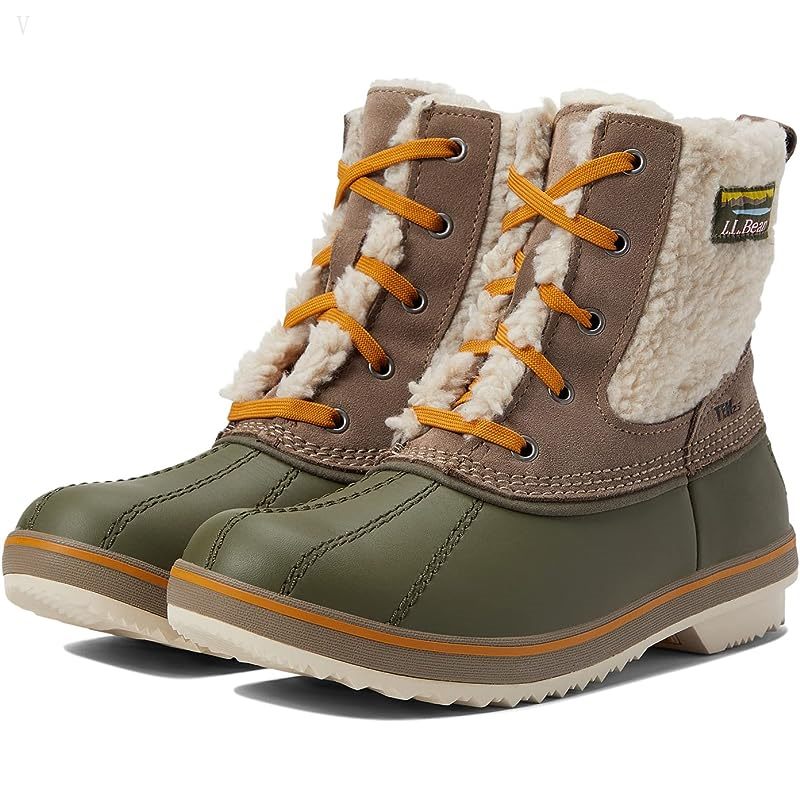L.L.Bean Rangeley Pac Boot Ankle Water Resistant Insulated Taupe/Natural ID-sLmgT2om